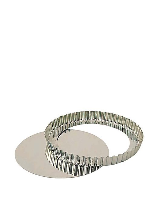 Matfer Bourgeat 341778 Fluted Tart Mold with Removable Bottom