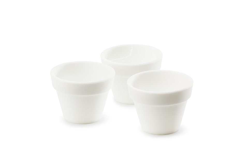 Fusionbrands&reg; PetitePot Silicone Pinch Bowl - White N4