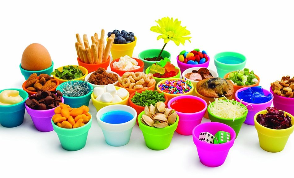 Fusionbrands&reg; PetitePot Silicone Pinch Bowl - White N5