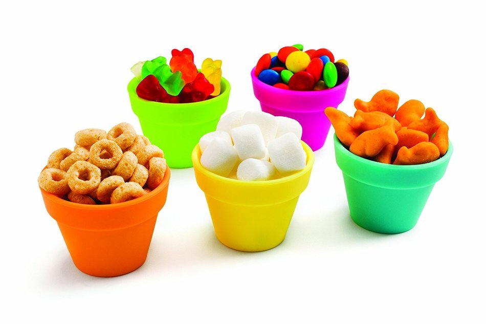 Fusionbrands&reg; PetitePot Silicone Pinch Bowl - White N6