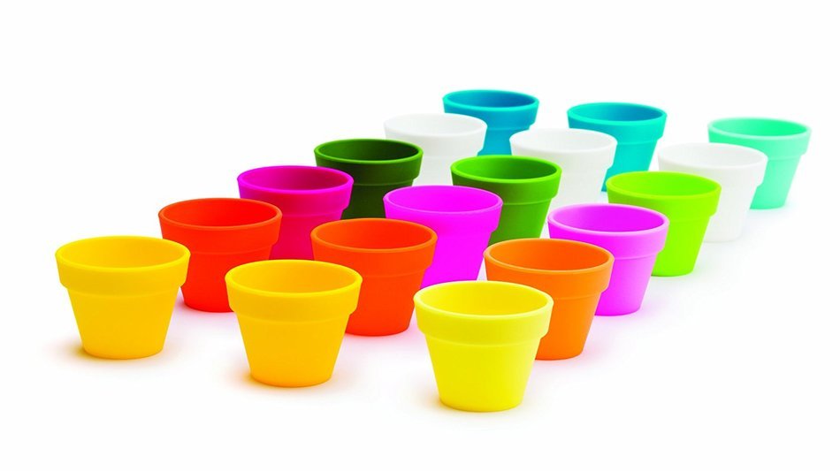 Fusionbrands&reg; PetitePot Silicone Pinch Bowl - White N8