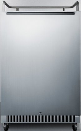 Summit SBC677BINK 24" Built-In/Freestanding Outdoor Beer Dispenser with 6.5 cu. ft. Capacity Factory Installed...