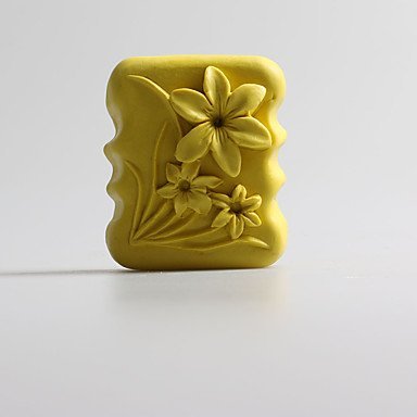 Sher Three Flowers Chocolate Silicone Molds,Cake Molds,Soap Molds,Decoration Tools Bakeware N4