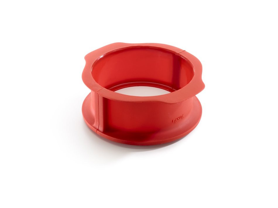 Lekue Springform Baking Pan, 6" With Ceramic Plate Red
