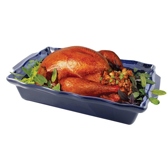 Swissmar Le Cordon Bleu Charmant Small Rectangular Roasting Dish, 1.7 Quart, Jaune Yellow N5