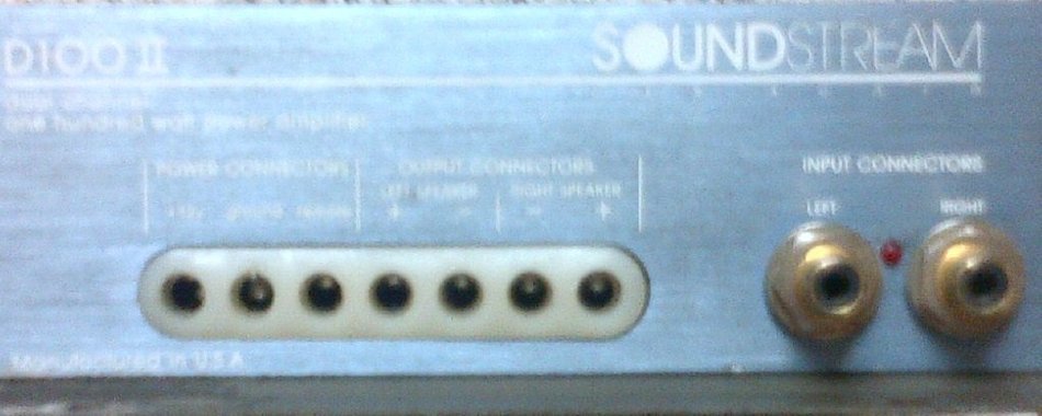 D100II Classic U.S.A.-made stereo 100watt amplifier N2