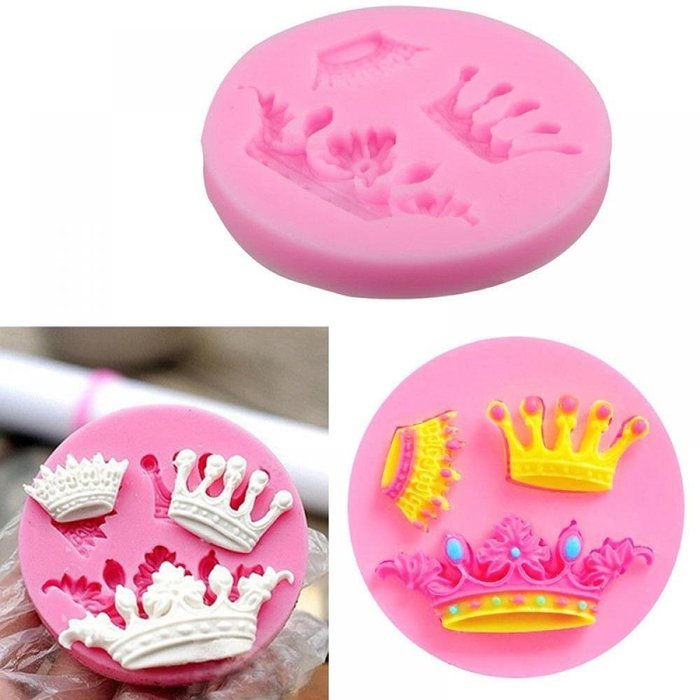 TXIN Fashion Useful Crown Silicone Fondant Mold Cake Decorating Chocolate Baking Mould N3