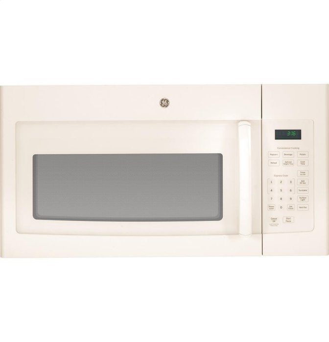GE MICROWAVES 1029481 1000W 1.6 cu. ft. Over-The-Ran Microwave Oven, Bisque N3