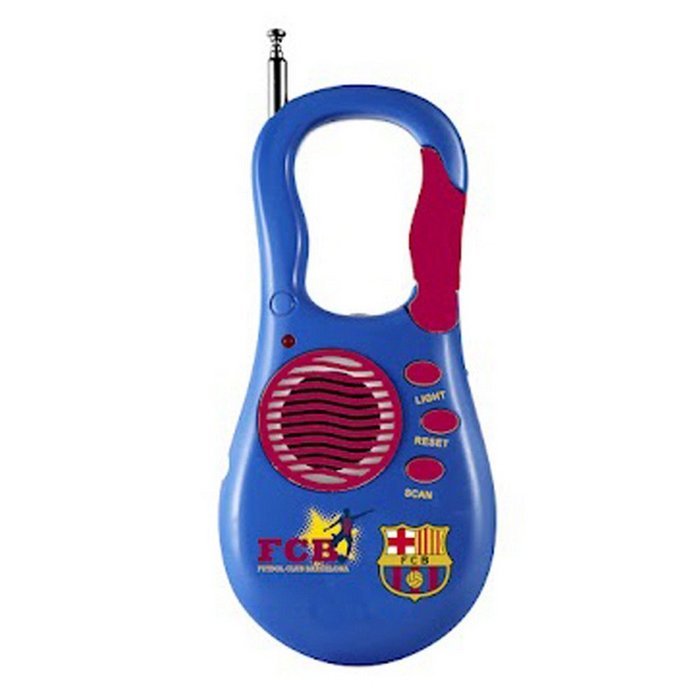 FC Barcelona Official Football Crest Portable Pocket Radio (One Size) (Blue/Scarlet) N2