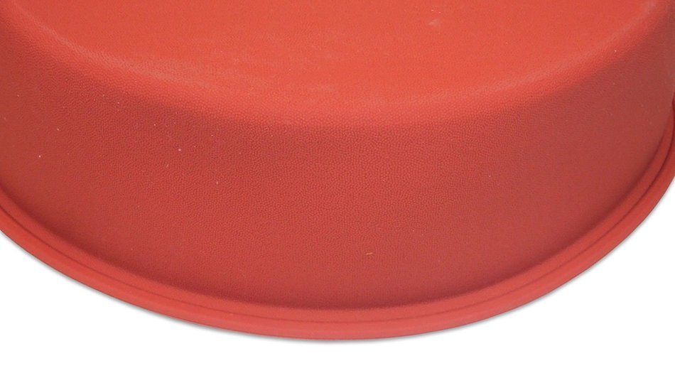 Silicone Terra Cotta 9" Round Cake Pan - 2.5" Deep Non-stick Bakeware, Silicone Round Cake Pan - 1 Piece. N5