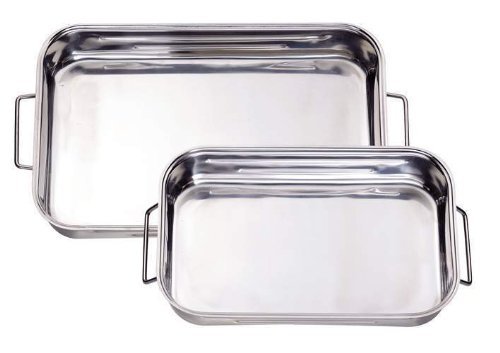 ELO 53630 Stainless Steel 11.75-Inch By 8.75-Inch Roasting Pan