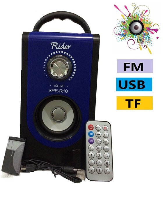 Rider Portable SD/USB Digital Loudspeaker Speaker Multimedia Music Boombox Player-R10