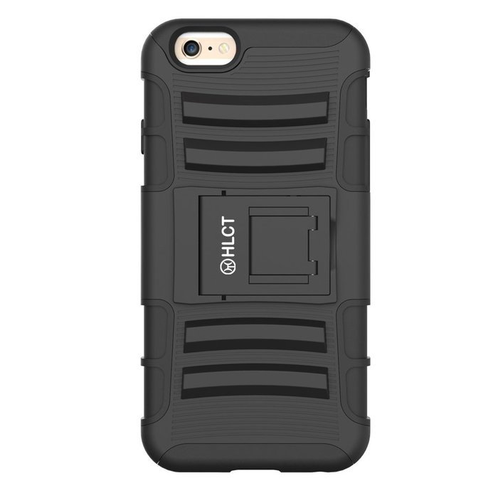 iPhone 6s Case, HLCT Rugged Shock Proof Dual-Layer Case with Built-In Kickstand for iPhone 6s / 6 4.7 Inch (Blue) N16