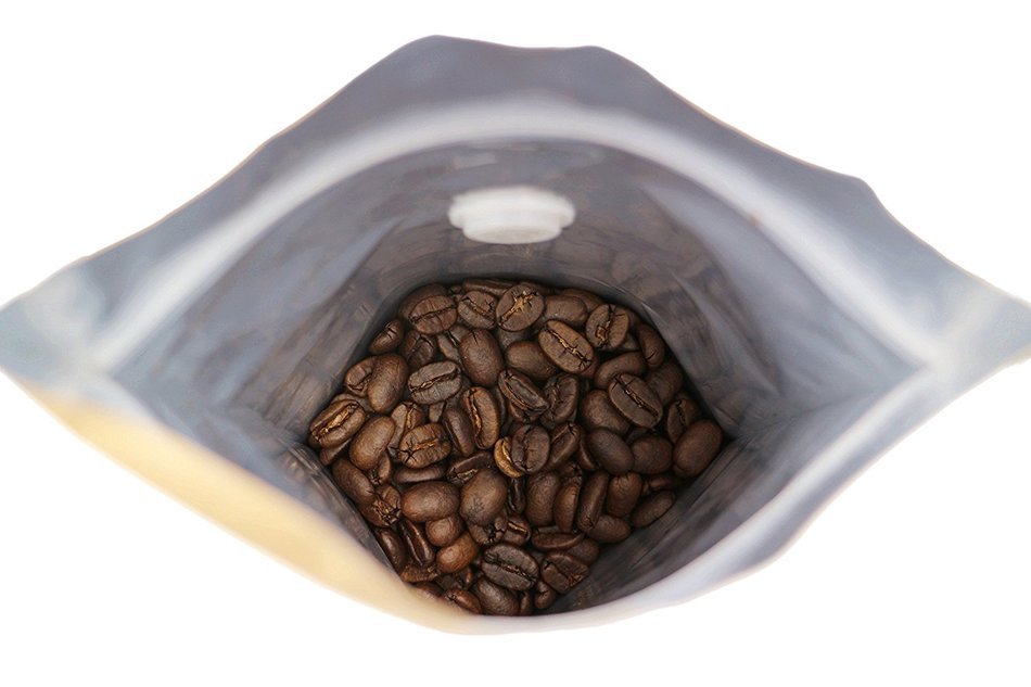 250g 8oz 1/2lb Kraft Paper Stand up Zipper Pouches Coffee Bags Coffee Pouches with Valve (Pack of 10) N2