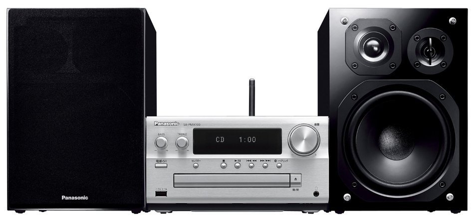 Panasonic CD stereo system hi-res sound source corresponding DLNA / USB-DAC Silver SC-PMX100-S N10