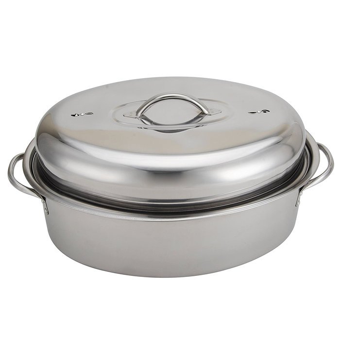 Aramco Alpine Gourmet Turkey Roaster, 16", Stainless Steel