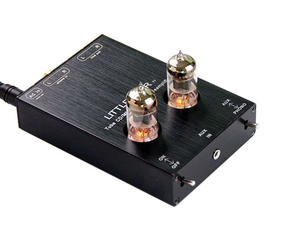 Little Bear T7 Tube Phono Stage RIAA MM Turntable Pre-Amplifier &HiFi AUX Preamp N7