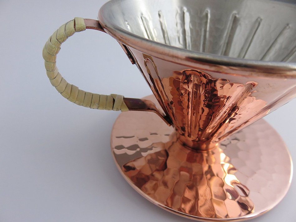 Union -Takumi- Copper Coffee Dripper [For 1-3 Cups] 【Import Japan】 N3
