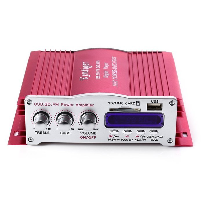 Robolife Kentiger 2008 Power Failure Memory Function IR Control FM MP3 USB Power Amplifier 4 Channel with Remote... N6
