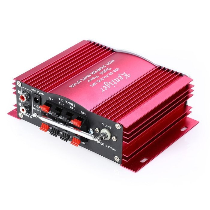 Robolife Kentiger 2008 Power Failure Memory Function IR Control FM MP3 USB Power Amplifier 4 Channel with Remote... N7