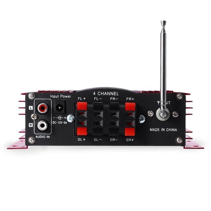 Robolife Kentiger 2008 Power Failure Memory Function IR Control FM MP3 USB Power Amplifier 4 Channel with Remote... N8