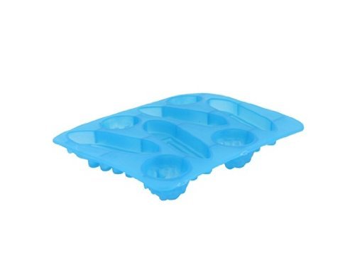 Titanic Ocean Liner and Iceberg Shaped Ice Cube Trays Ice Mold Ice Maker (Blue) N8