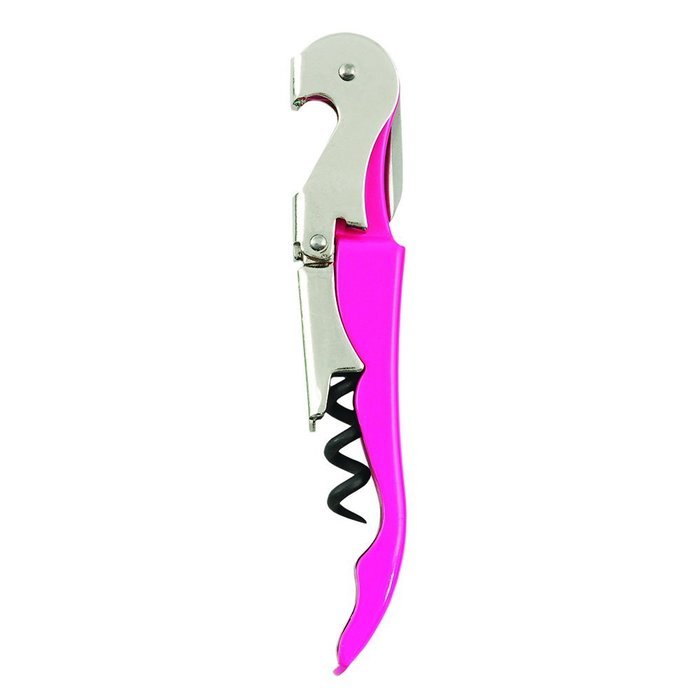 Truetap Black Double Hinged Waiter's Corkscrew by True N17