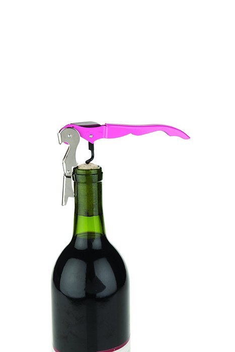 Truetap Black Double Hinged Waiter's Corkscrew by True N18