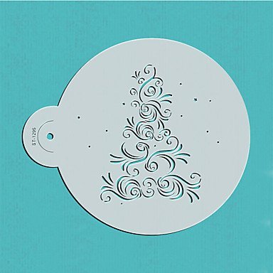 Y&XL&H Flower Cake Side Stencil Designs Fondant Decorating Stencil Plastic Wedding Cake Tools