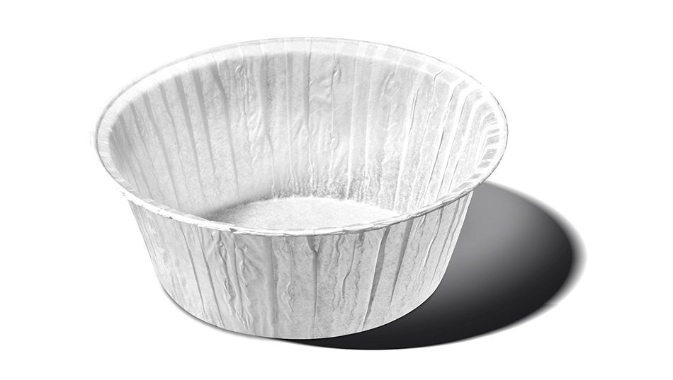 Single Potion Muffin Cups Free Standing Good For Cup Cakes, Quiche Or Souffle Corn Muffin Color WHITE Size B 2... N3