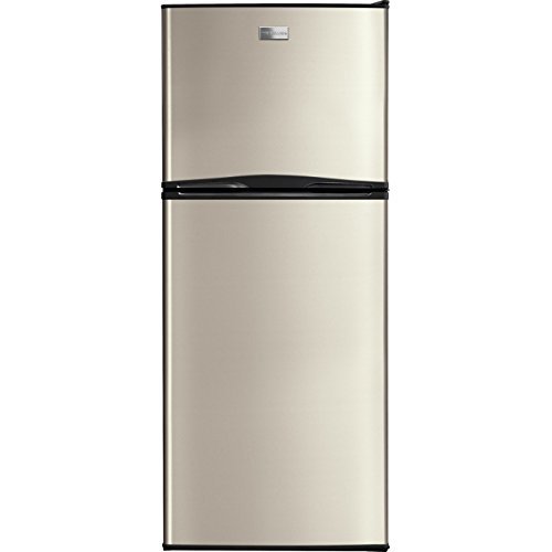 Frigidaire FFTR1022QM 24" Top-Freezer Refrigerator, Silver Mist