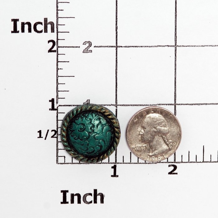 Western Button Concho Silicone Mold Easy to use with Chocolate, Fondant, Candy, Resin, Polymer Clay, Metal Clay... N5