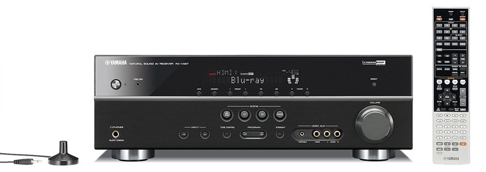 Yamaha RX-V567BL 7.1 Channel Home Theater Receiver (OLD VERSION) (Discontinued by Manufacturer)