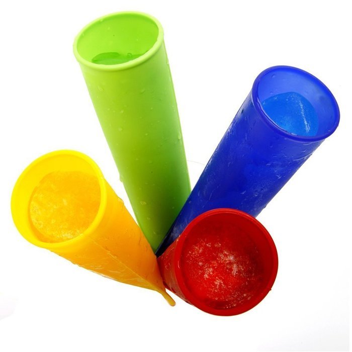 ChefWing Silicone Popsicle Molds (Set of 12) Assorted Colors N3