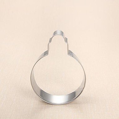 Y&XL&H Christmas Decoration Bubble Ball Shape Cookie Cutter, L 7.6cm x W 6.6cm x H 2cm, Stainless Steel N3
