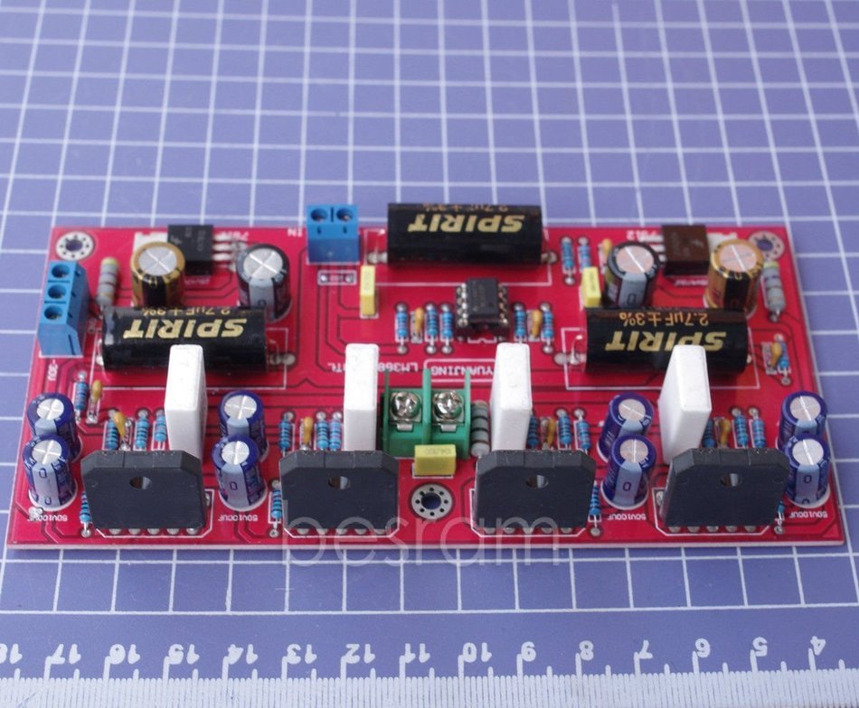 LM3886* 4+NE5532 BTL Audio power amplifier board parallel BTL 200W N3