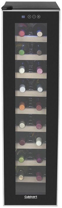 Cuisinart CWC-1800TS 18-bottle Private Reserve Wine Cellar, Black