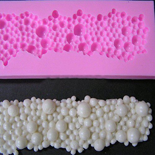 Generic Baking Tool Fondant Sugarcraft Round Pearls Bubbles Cake Decorating Mould Mold