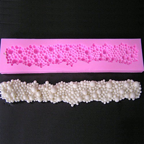 Generic Baking Tool Fondant Sugarcraft Round Pearls Bubbles Cake Decorating Mould Mold N2