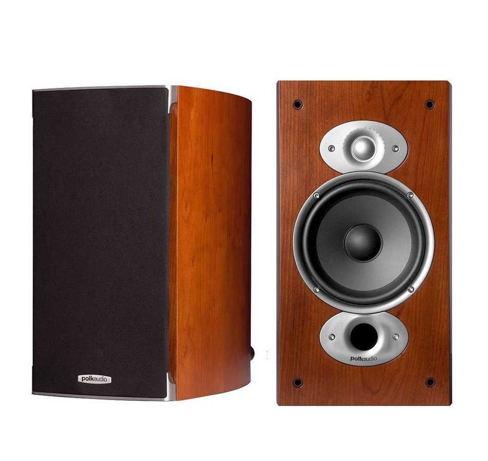 Polk Audio RTI A3 Bookshelf Speakers, Pair - Cherry (Certified Refurbished) N2