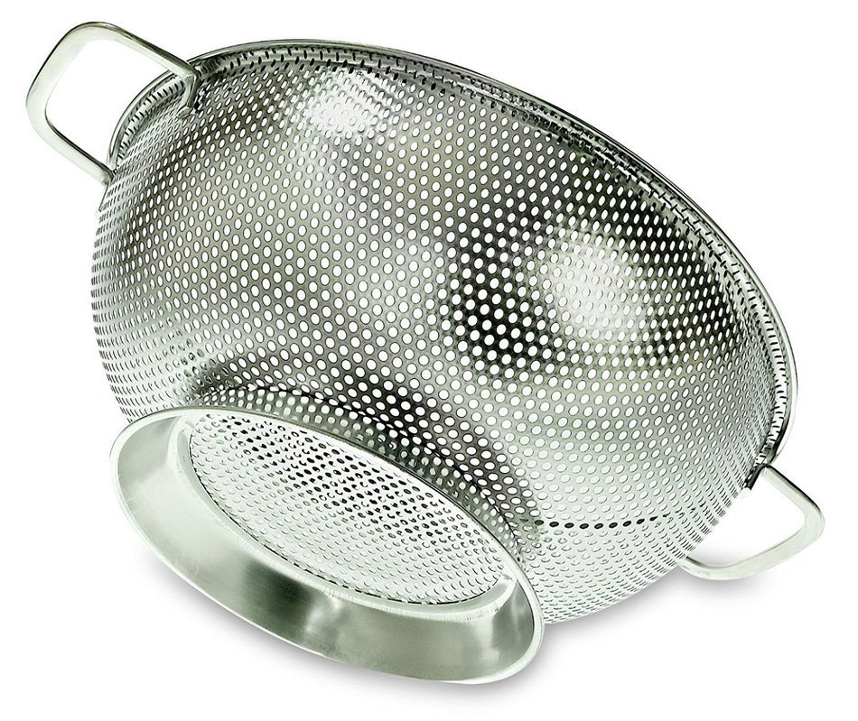 PriorityChef 5 Piece Mixing Bowl Set, Colander, and 6 Piece Knife Set, Ideal Gift for Birthdays, Weddings, and... N2