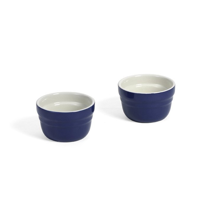 Baker's Advantage Ceramic Ramekins, Set of 2, Red N4