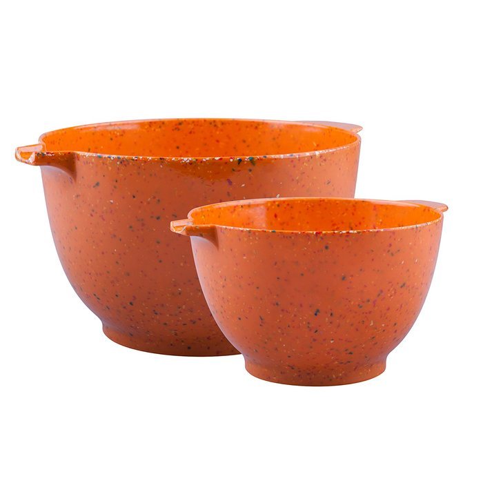 Zak Designs 2-Piece Sprinkles Batter Mixing Bowl Set, Sky Blue N2