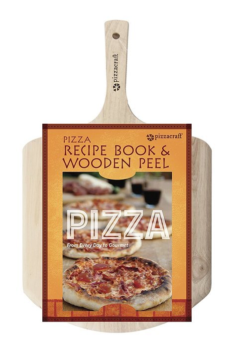 Pizzacraft Pizza Recipe Book & Wood Peel - PC0220 N2