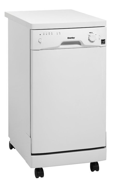 Danby DDW1801MWP 18" Energy Star Rated Portable Dishwasher With 8 Place Settings 6 Wash Cycles Durable Stainless... N2