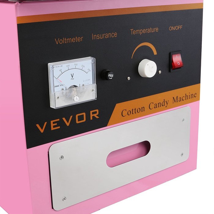 FoodKing Cotton Candy Machine Candy Floss Maker Electric Floss Maker Commercial Use 1030W for Wedding Party (Cotton... N7