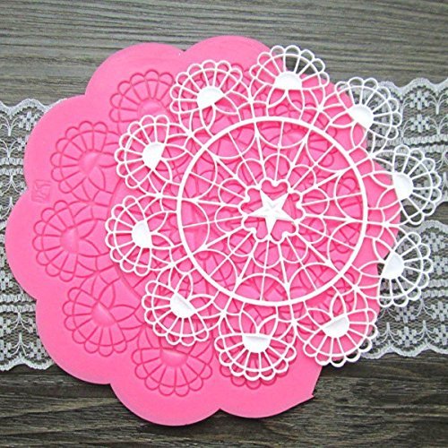 Anyana Floral Lace Silicone Fondant Mold Cake Decorating Pastry Gum Pastry Tool Kitchen Tool Sugar Paste Baking... N3
