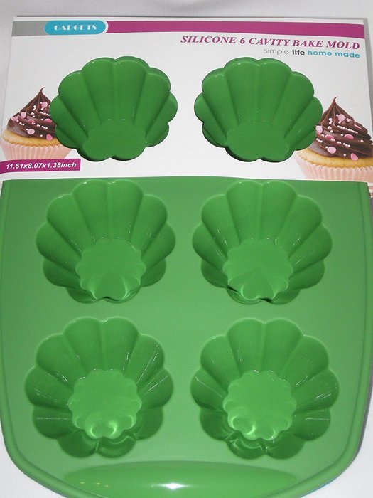 Silicone Cupcake Baking Mold (Green)