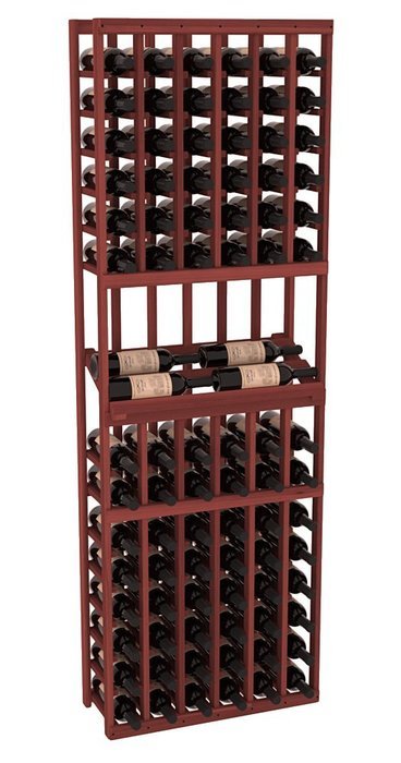 Wine Racks America Redwood 6 Column Side Display Kit. 13 Stains to Choose From! N14