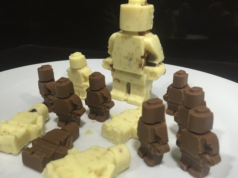 Premium 8pc Lego Candy Molds&ndash;Chocolate Molds&ndash;Jello Molds&ndash;Fondant Molds&ndash;Non Stick-Easy to use&ndash;Strong&Durable-Silicone... N6